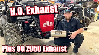 CFMOTO ZFORCE 950 HO Exhaust Now Available  Testing amp Install [upl. by Shulamith]