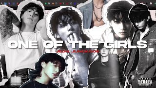 One of the Girls  Jungkook Rockstar FMV Rock version [upl. by Reina972]