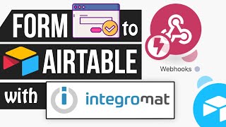 Send Data From A Website Form To Airtable Using Integromat [upl. by Aivalf]