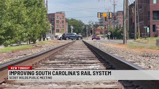 SCDOT holds meeting on statewide rail plan [upl. by Cirde587]