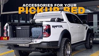 Accessories for your PickUp bed  Barricade Topmatt Thor etc [upl. by Ailliw]