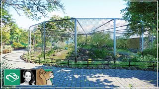 Creating the Perfect Red Fox Cage Habitat in Planet Zoo Franchise Mode  Ep 14 [upl. by Htidirrem]