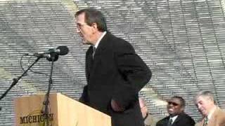 Lloyd Carr speaks at Bo Schembechler memorial part 2 [upl. by Nibot]