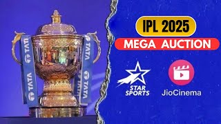 🔴 Live IPL Mega Auction 2025 Live  IPL Auction Live  IPL 2025 Auction Live Streaming [upl. by Gregoor]