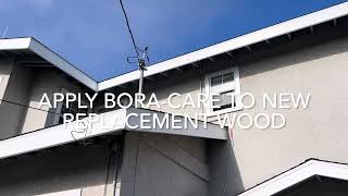 BoraCare Fascia Board Raw Wood Preparation Treatment to Prevent Termite Damage [upl. by Pellegrini]