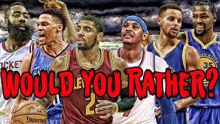 The Most IMPOSSIBLE NBA WOULD YOU RATHER QUIZ [upl. by Astto]