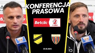 Konferencja po meczu Wieczysta Kraków  Polonia Bytom 23102024 [upl. by Ricarda125]