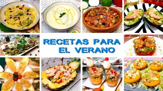 10 Recetas Fresquitas para el Verano  Disfrutando de la Dieta [upl. by Biles]