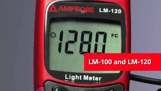 Amprobe LM120 Light Meter with Auto Ranging [upl. by Enilekaj30]