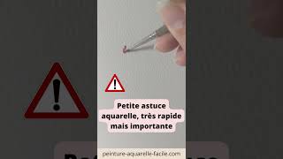 Petite astuce aquarelle rapide mais importante silhouettes à laquarelle [upl. by Eannyl461]