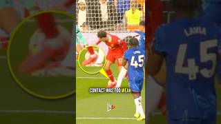 Liverpool penalty vs Chelsea 👀 liverpool chelsea salah jackson [upl. by Ahaelam58]