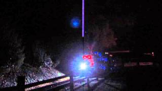 Tweetsie Railroads Ghost Train Pulling Out Of Main Street 103115 [upl. by Eatnhoj]