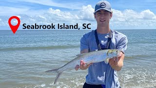 Surf Fishing Seabrook Island South Carolina [upl. by Nicoline]