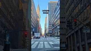 Lexington Avenue  Midtown  New York City nycviews manhattan streetsofnewyork travel nyc [upl. by Ailongam]