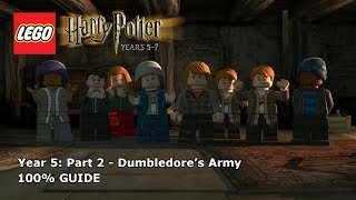 2 Dumbledore’s Army 100 Guide  LEGO Harry Potter Years 57 [upl. by Enilrahc]