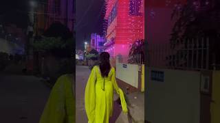 Kali pujo night out 🌺✨ song kalipujovlog kalimaa barasatkalipuja2024traditionalwear trending [upl. by Rettke]