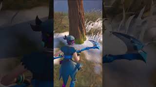 New Exclusive Midnight Scythe Pickaxe Gameplay Fortnite [upl. by Ydor541]