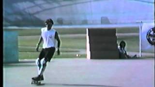 Pierre Andre  Freestyle Contest  Velodrome Carson CA 1987 [upl. by Okomom410]