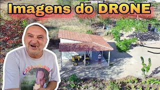 BOTEI O DRONE BEM NA CASA DE FRANCISCO [upl. by Ellinehc]