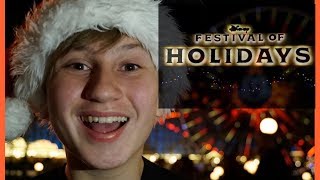 Festival of Holidays 2018  Foods at Disney California Adventure NEW [upl. by Ataynek]