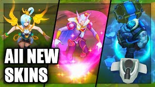 All New Skins Final Update Lunar Empress Lux Guardian Nasus Warwick Sweetheart Xayah Rakan Gragas [upl. by Eruza42]