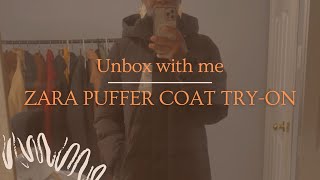 Zara Puffer Long Coat Review [upl. by Bullock]