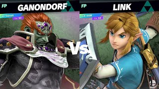 Amiibo Battles Ganondorf vs Link Le Gänoń vs ICE SAW [upl. by Volin245]