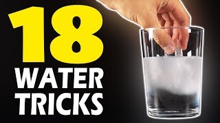 18 COOL WATER EXPERIMENTS amp TRICKS [upl. by Eusassilem934]