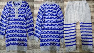 hand made sweater jarsiampsweater pajama styleknitting pattern sweater jarsiampsweater pajama1sa2 year [upl. by Caddric]