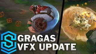 Gragas Visual Effect Update  All Skins Comparison  League Of Legends [upl. by Xaviera]