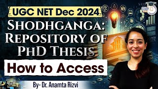 How to Access Shodhganga PhD topic कैसे ढूंढें  Dr Anamta Rizvi [upl. by Algernon450]