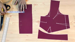 Blouse cutting Easy Method step by step full tutorial [upl. by Sally]