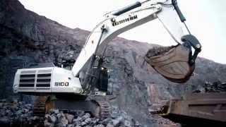 Liebherr  Mining Excavators R 9100  R 9150 [upl. by Ecinrev]