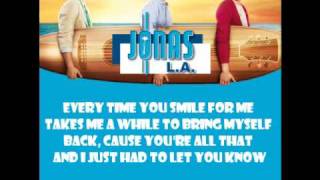 Jonas Brothers  Your Biggest Fan with lyrics [upl. by Payson]