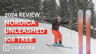 2024 Nordica Unleashed 108 Tree Ski Review  Curated [upl. by Assirehs]