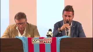 Calcio Catania Presentazione Main Sponsor DomusBet [upl. by Worlock]