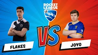 Flakes vs joyokami Rocket league 1vs1 Thriller game [upl. by Nyrehtak]