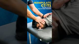 C7T1 Adjustment in Prone chiropractic chiropractor spinalmanipulation physicaltherapy [upl. by Derf19]