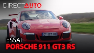 Essai  PORSCHE 911 GT3 RS [upl. by Ihculo641]