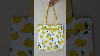 Handmade Bag Making  Tote bag sewing tutorial  Bag making at home diy clothesbag bagmaking [upl. by Odraccir]