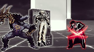 KOF Mugen New Stone Orochi Team Vs CTN Yagami WF [upl. by Ateekram]