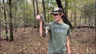 Hunting TOUGH squirrels with YAWT YAWT CATCH and COOK [upl. by Joseito962]