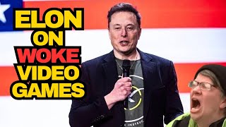 Elon Musk On WOKE Video Games [upl. by Marita]