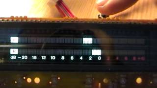 VU Meter VFD PIC 18F45K22 [upl. by Lirrehs448]