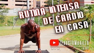 RUTINA INTENSA DE CARDIO EN CASA 700CAL [upl. by Nnylasor32]