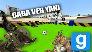 Gmod  Dev Robotlar Futbol Sahası Serbest Takılmaca [upl. by Ahsykal]