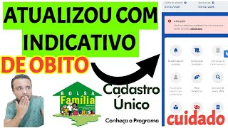 ATUALIZOU TENHA MUITA ATENÇÃO CADASTRO UNICO BOLSA FAMÍLIA [upl. by Ashil]