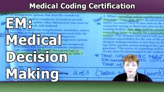 Medical Decision Making — EM Coding Documentation and Guidelines [upl. by Arvo766]