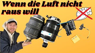 Wenn die Luft nicht raus will  Mercedes W211 Airmatic ➡ defektes Niveauventil  MB Youngtimer Parts [upl. by Marder]