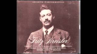 Fritz Kreisler quot Caprice Viennois quot ウィーン奇想曲 1910 on 78rpm [upl. by Dory]